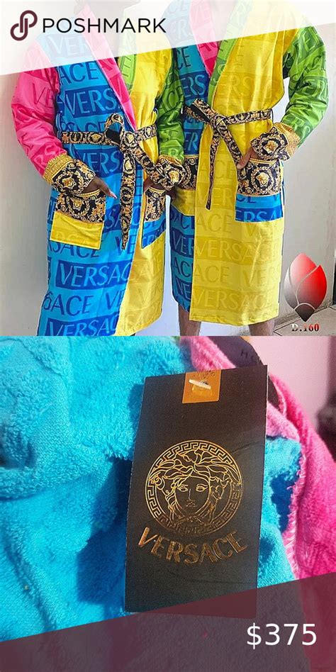 rainbow versace robe|Versace pajamas for women.